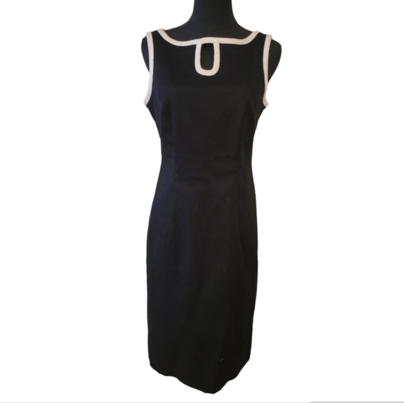 Talbots Dresses & Skirts - Talbots Black Stretch Cotton Sleeveless Dress Size 8